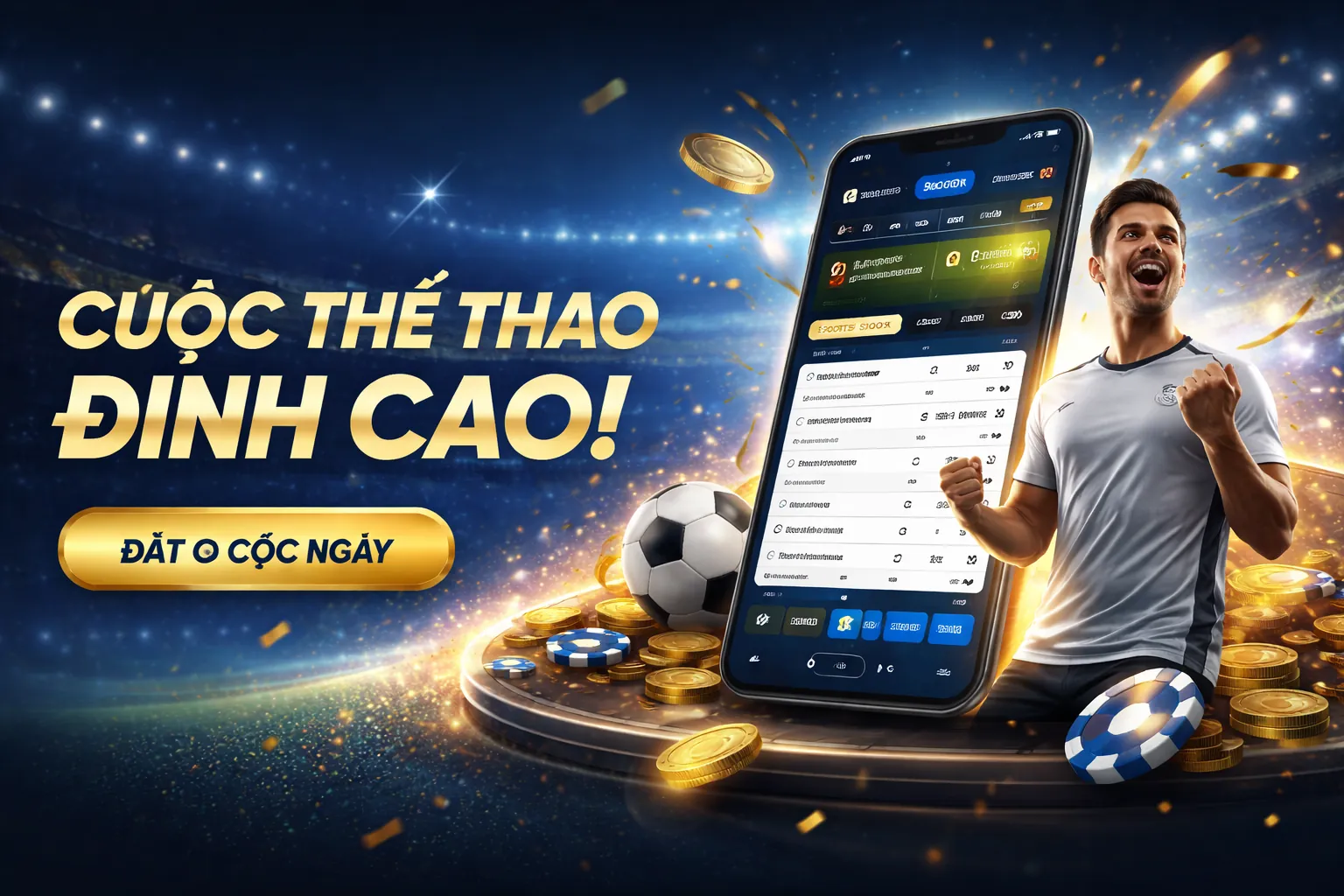 Hình nền cá cược thể thao sôi động